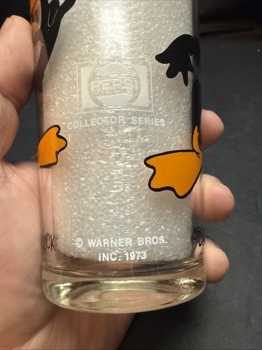 1973 Pepsi Looney Tunes Glass Collector Series Daffy Duck - Picture 5 of 15