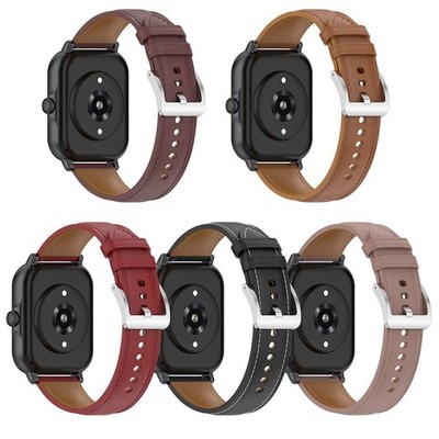 Replacement bip U Leather Watch Strap Bracelet Belt 20mm Parts for Amazfit GTS3
