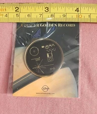 NASA Voyager Golden Record Enamel Lapel Pin Art Trajectory Diagram Ozma NEW