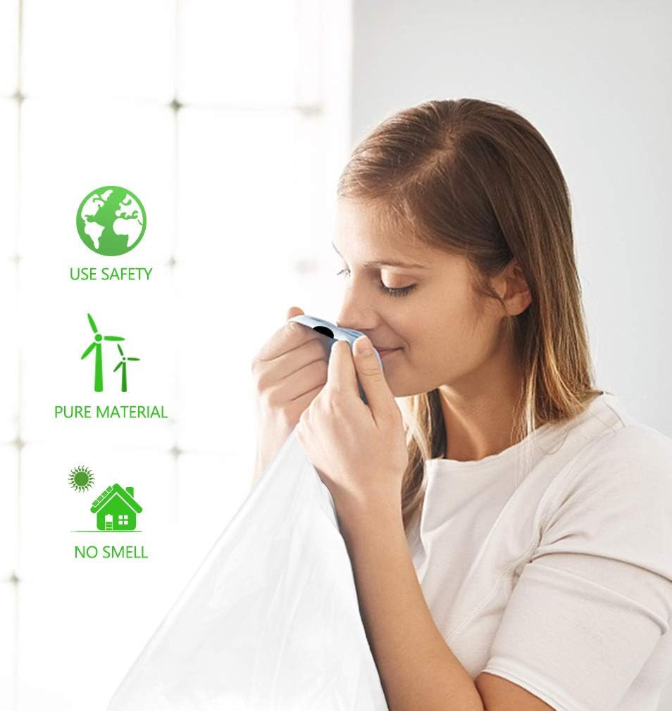 2.6 Gallon 150 Counts Small Trash Bags Garbage Bags by , Bathroom Trash Can Bin