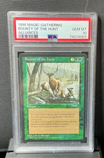 Bounty of the Hunt NM Alliances 1996 Magic the Gathering Card MTG TCG PSA 10