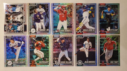 2026 Topps Series 1 - SANDGLITTER PARALLELS - Card #s 1-350 - U Pick