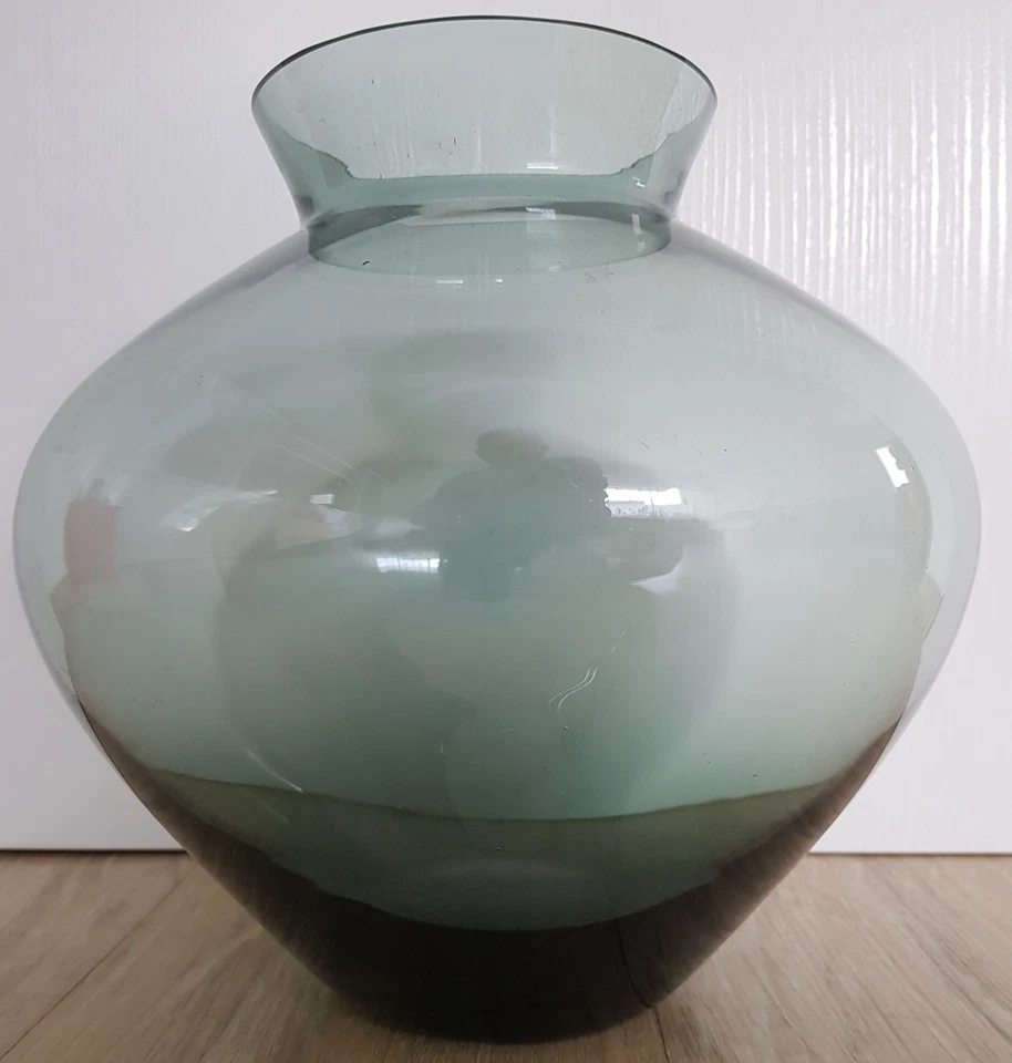 Wilhelm Wagenfeld Große Herzvase Glas Vase 27 cm Hoch WMF 50er60er Bauhaus Ära ❤ - Bild 2 von 4