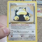 Wizards of the Coast Snorlax Jungle Rare Regular Basic 90 HP Pokémon Card 27/64