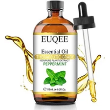 Peppermint Essential Oil - Huge 4 Fl Oz - 100% Pure and Natural - Premium Grade