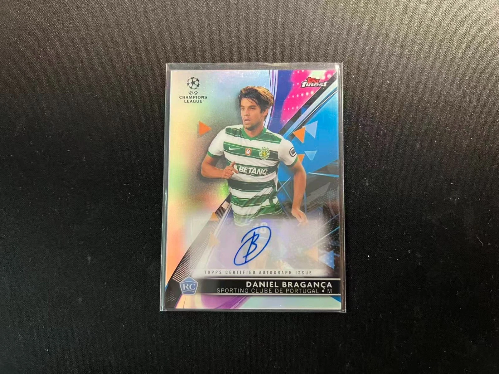 2021 Topps Finest UEFA Champions League Soccer Daniel Braganca #BA-DB