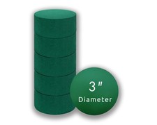 Floral Foam Blocks 6 Pack, 3" X 1.5", Green, for Fresh Artificial Flowers