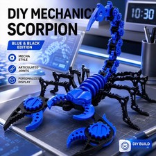 DIY Mechanical Scorpion 3D Plastic Building Kit Assembly Desktop Ornament