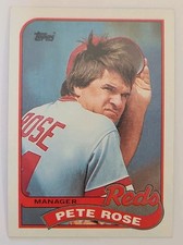 Topps 1989 Pete Rose Manager #505 Cincinnati Reds MLB Baseball Card