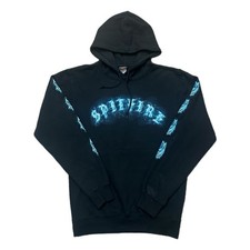 Vintage Y2K Spitfire Electricity Hoodie Sz S Skateboard Grunge