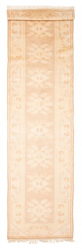 Vintage Hand-knotted Runner Rug 3'2" x 12'6" Traditional Wool Carpet