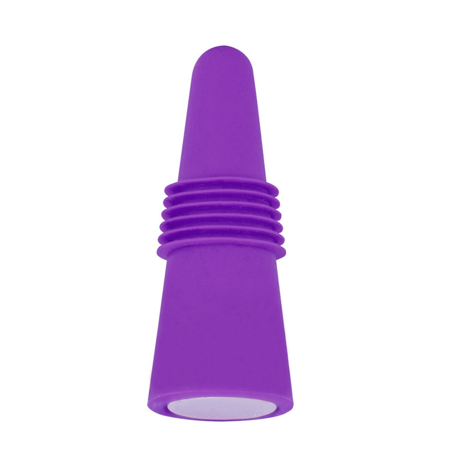 Wine Bottle Stopper Food Grade Silicone Stainless Steel 6.1x2.35cm Decorative