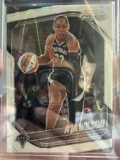 2025 Panini Prizm WNBA #76 A’ja Wilson White Seismic