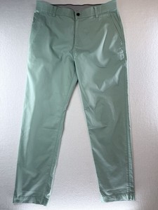 Nike Dri-Fit Golf Pants Mens 34x32 Green Standard Fit Performance Stretch