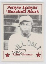 1986 Fritsch Negro League Baseball Stars Clint Thomas #33 7ut