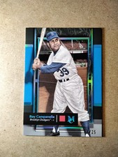 2024 Topps Museum Collection - Roy Campanella #40 - Brooklyn Dodgers - Topaz /25