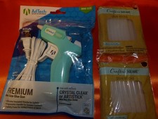 PREMIUM MINI HOT GLUE GUN SALES Adtech + Crafters Square 2 Pk 40 Pc Glue Sticks 0.65 per gallon