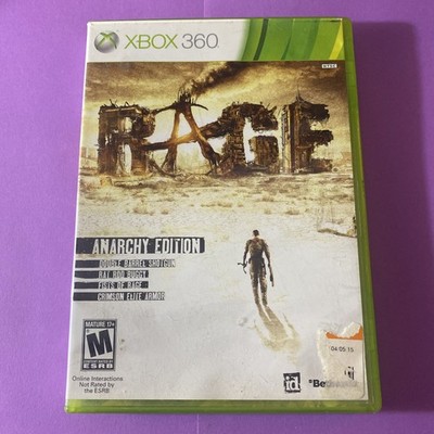 Rage -- Anarchy Edition (Microsoft Xbox 360, 2011) (XB3-138)