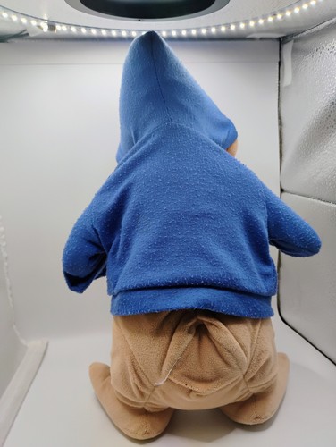 universal studios 15" E.T. extra terrestrial blue sweatshirt plush toy - Picture 4 of 7
