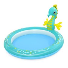 Planschbecken Kinder Aufblasbar Seepferdchen &Oslash; 188 cm Swimming Pool Becken
