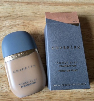 Cover FX Power Play Foundation M5 (medium to tan olive) Full Size NIB