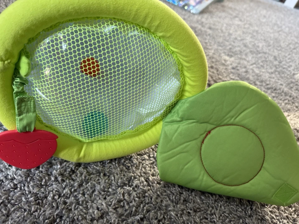 НОВАЯ надувная мягкая безопасная детская ползучая роликовая игрушка с погремушкой и мячом - Изображение 4 из 4