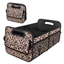 Trunk Organizer for SUV, Car Organizers and Storage with 6 Large Leopard print