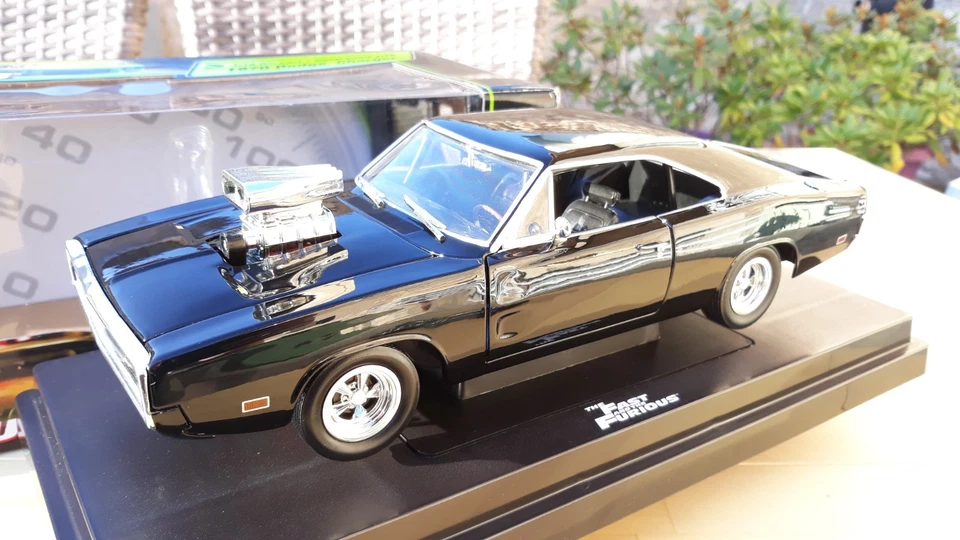 1/18 ERTL Dodge Charger 1970 Fast and Furious 1 Dom Toretto - Photo 2/4