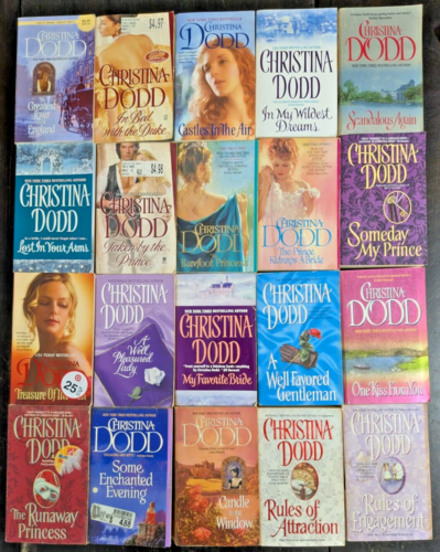 Christina Dodd Huge 20 Book Lot Historical Romance Paperback Novels