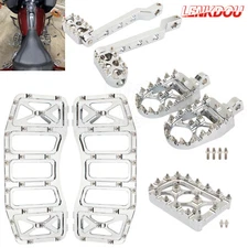 MX Style Foot Pegs Floorboard Shifter Lever Kit For Harley Softail Touring 88-25
