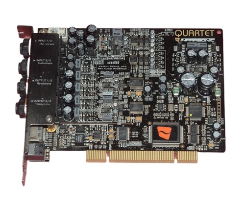 QUARTET MAYA44 QUARTET INFRRSONIC 24-BIT/192KHZ 4*4 PCI AUDIO INTERFACE HDMI