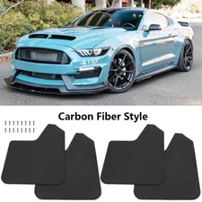 4PCS Front Rear Mud Flap Splash Guard Mudguards For Ford Mustang GT GT500