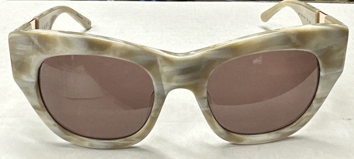 Gwen Stefani L.A.M.B. LA531 Beige Marble Frame / Brown Tinted Lens Sunglasses Gwen Stefani L.A.M.B. LA531 Beige Marble Frame / Brown  main image 3