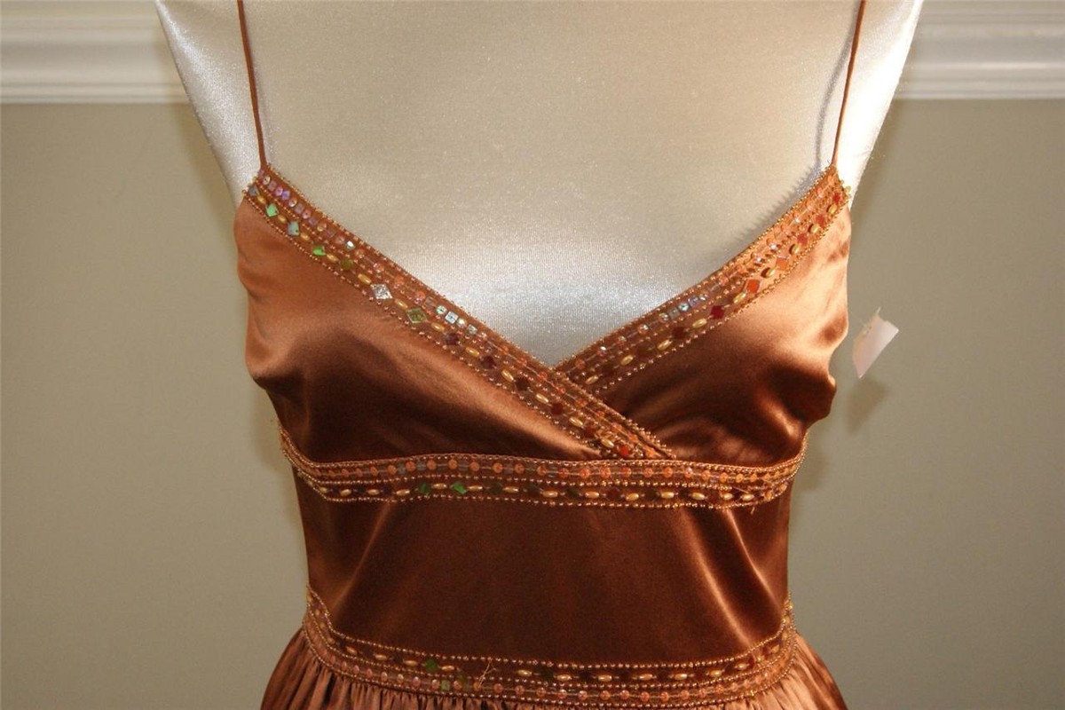 david meister gold sequin dress Nadine Merabi Celina Gold Dress XS