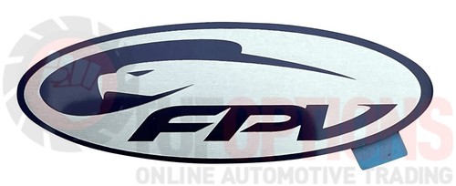 NEW GENUINE Ford FPV BA-BF Engine Cover BLUE FPV Badge - 90 mm x 30 mm - Picture 3 of 4
