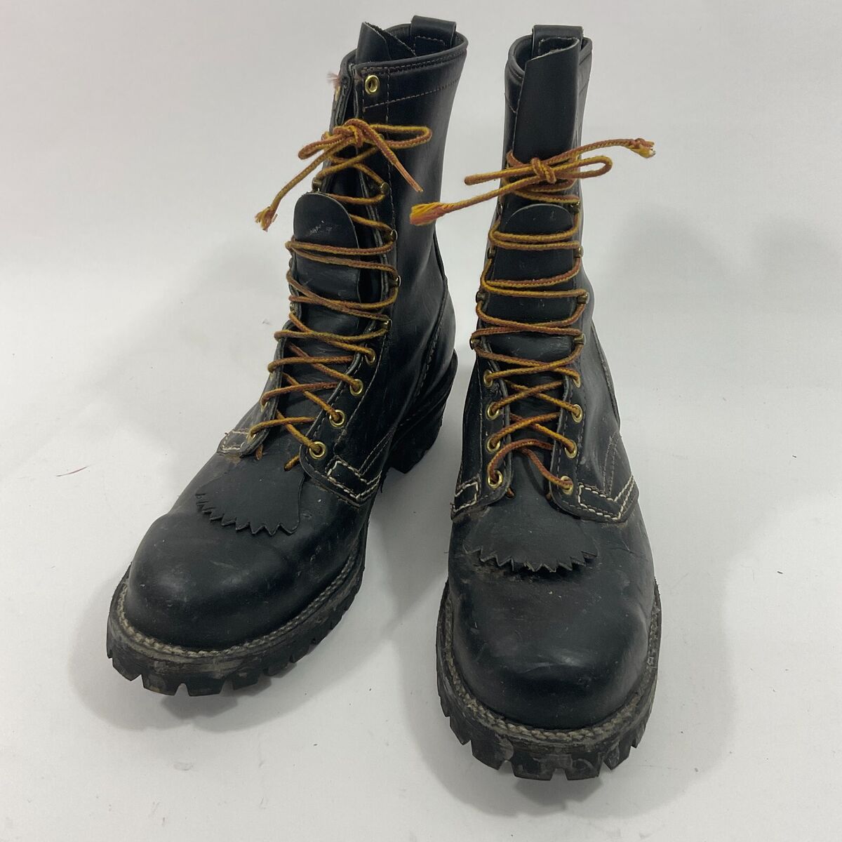 Wesco Jobmaster Steel Toe Black Leather Boots With + Kiltes Wesco Jobmaster Steel Toe Black Leather Boots With + Kiltes