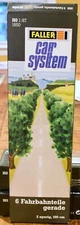 HO-FALLER Car System 1650 6-Straight 2 Lane Roadway Sections 30 cm Each
