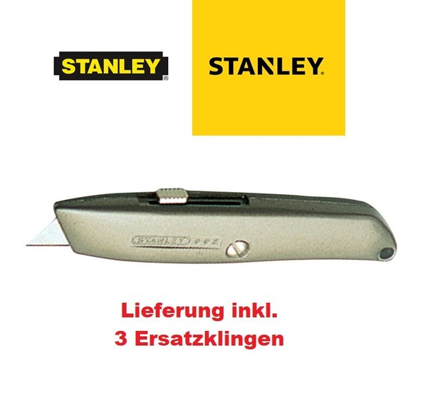 Stanley Cuttermesser Universalmesser 99 E 2-10-099 Mit Einziehbarer Klinge-image
