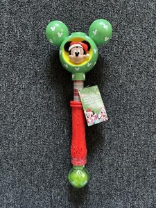 Disney Mickey Mouse Light and Sound Holiday Snow Wand New Toy Gift