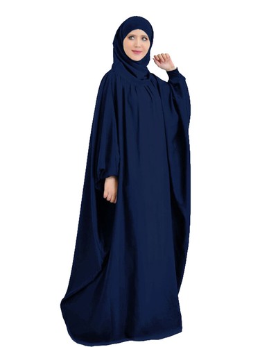 Overhead Robe Women Khimar Prayer Long Dress Modest Full Cover Kaftan Ramadan - Picture 10 of 28
