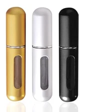 Alfresco 5ML Perfume Atomiser Refillable 3 Pcs Fragrance Travel Bottle Portable