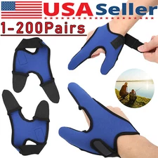 200 X Fishing Gloves Surf Casting Finger Stall Protector Anti-Slip Saltwater Lot