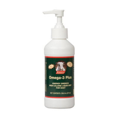 Omega-3 Plus Energy Drench High Calorie Liquid Diet for Goats 8 Oz By Kaeco