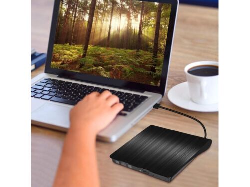 External CD DVD Drive Writer Portable USB 3.0 CD-RW DVD-R Combo Burner - Picture 5 of 7