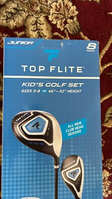 Top Flite ジュニア 8ピース コンプリートゴルフセット Top-Flite 2022 Junior Boys 8-Piece Complete Golf Club Set – Youth