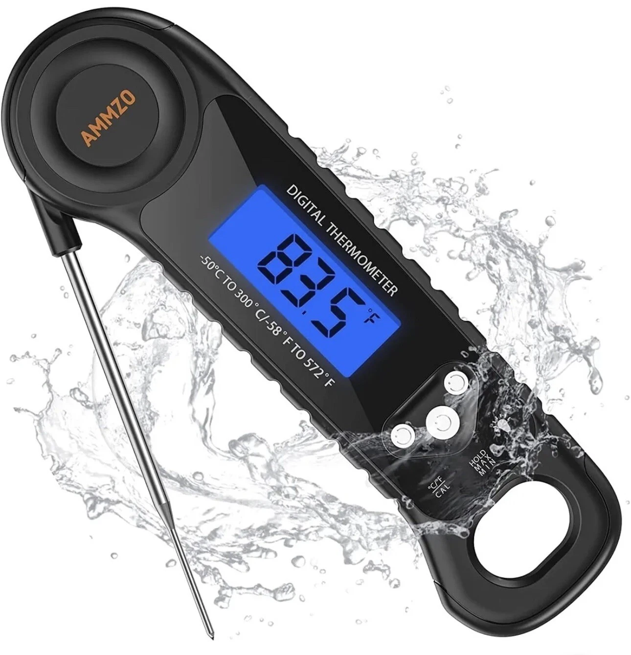 Digital Meat Thermometer for Grilling, Instant Read Food Thermometer Waterproof