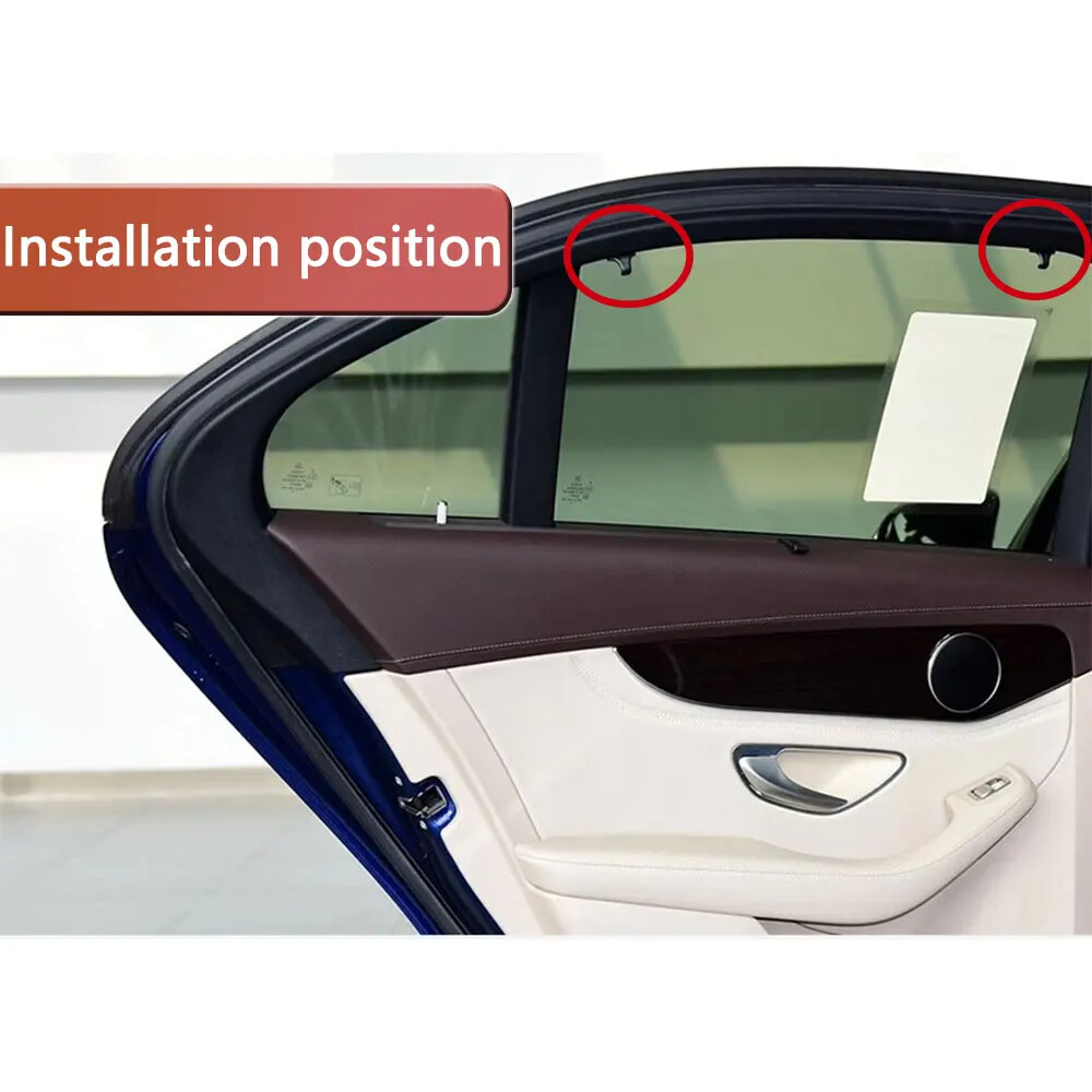 Rear Door Window Sun Shade Blind Curtain Hook For Mercedes-Benz
