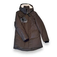 New Moose Knuckles Men's Army Green W/Ivory Saint-Ulric Down Parka, Size S/P