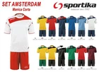 SPORTIKA SET AMSTERDAM 13 Colors to Choose From Soccer Short Sleeve Suit