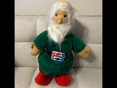 Rare Vintage Pepsi Animal Fair ELF Christmas Plush Vintage 1970s Promo 18''   